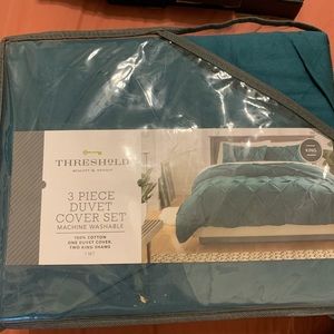 Threshold bundle flat sheet & duvet cover
